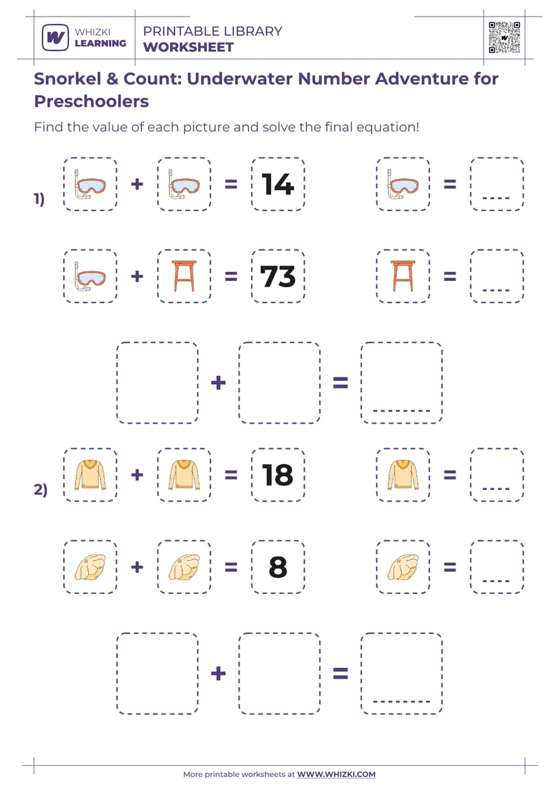 Snorkel & Count: Underwater Number Adventure for Preschoolers