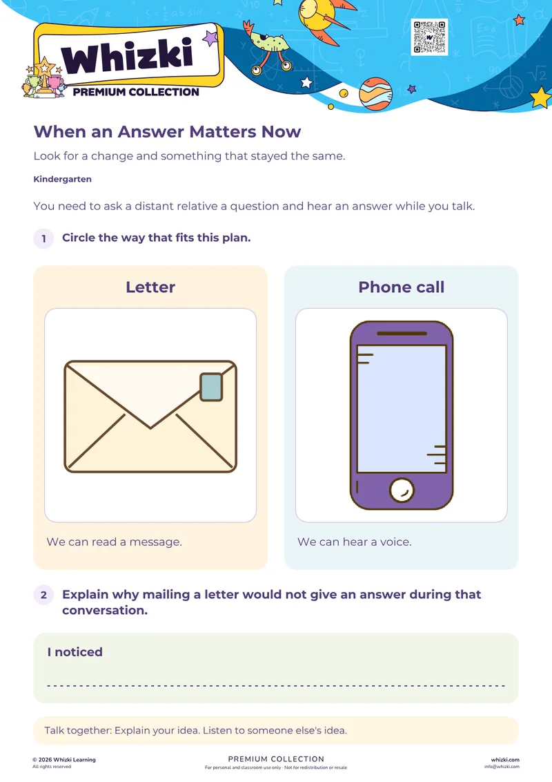 Then and Now: Choose How to Get an Answer