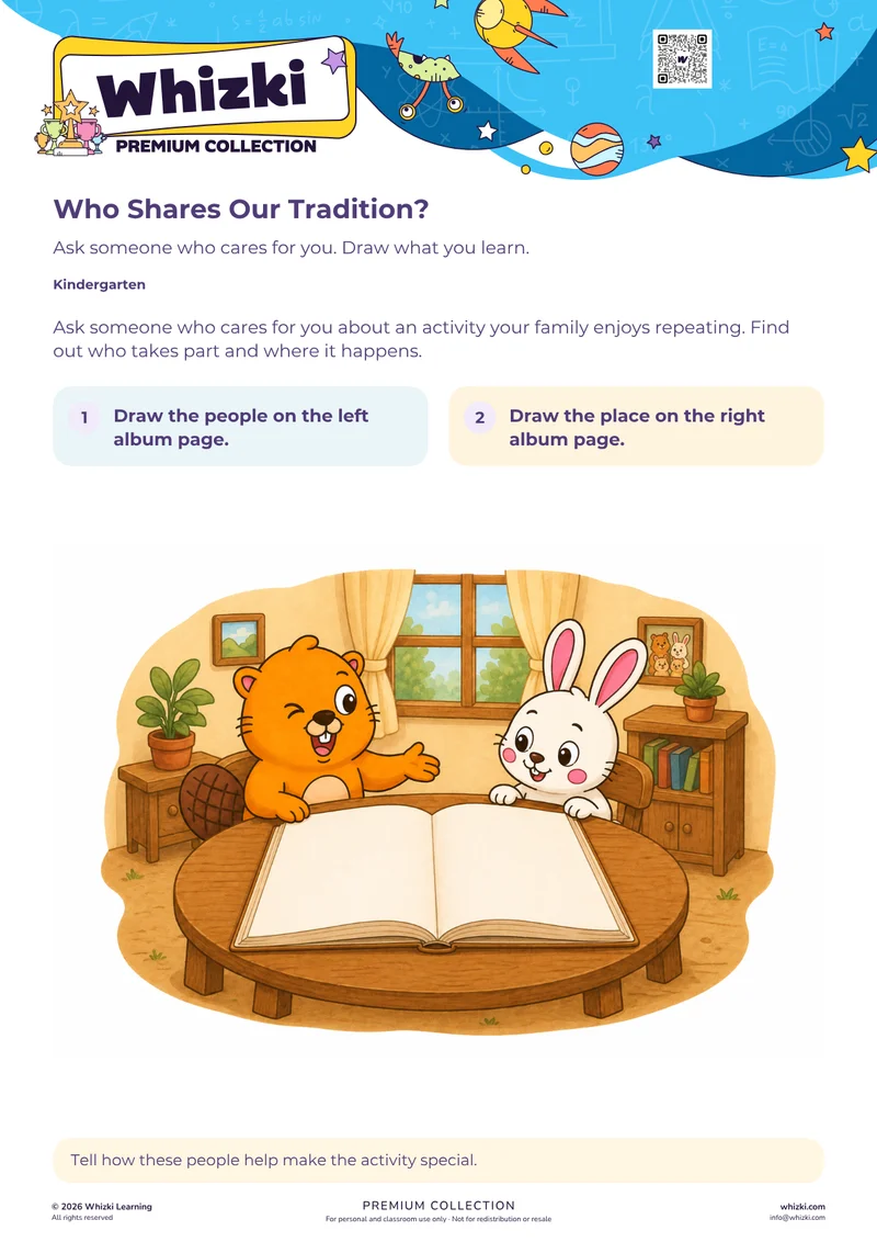 Who Shares Our Tradition? Interview and Draw
