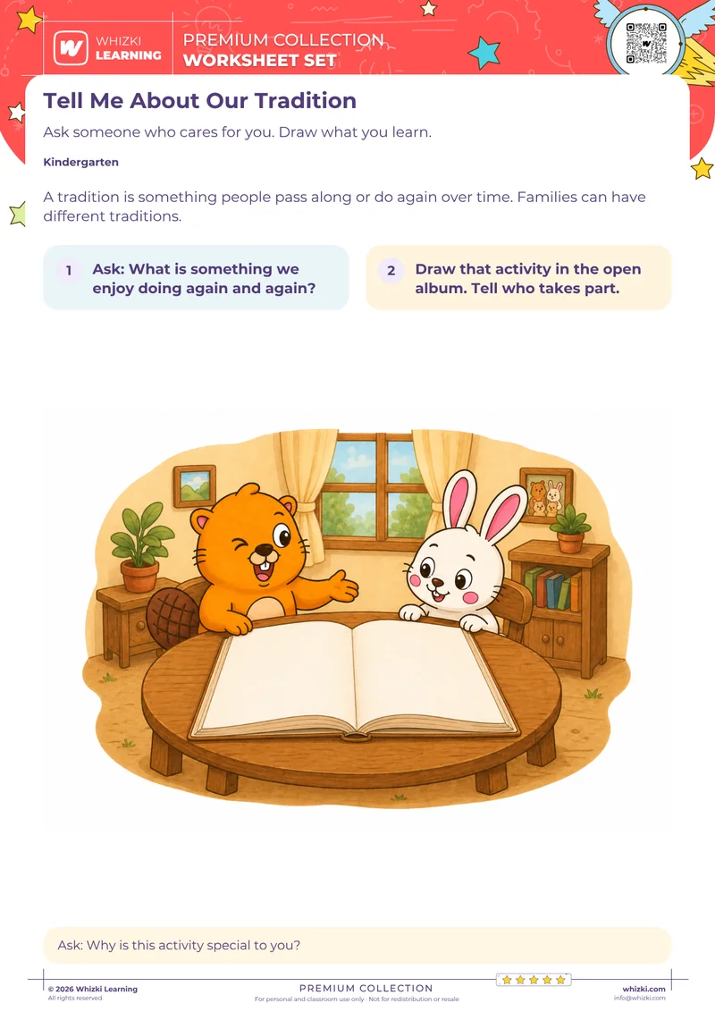Tell Me About Our Tradition Interview Page