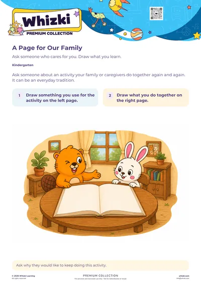 Interview and Draw a Family Tradition Together