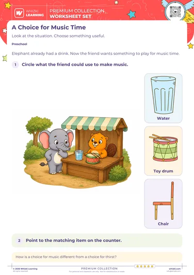 Choose a Useful Item for Preschool Music Time