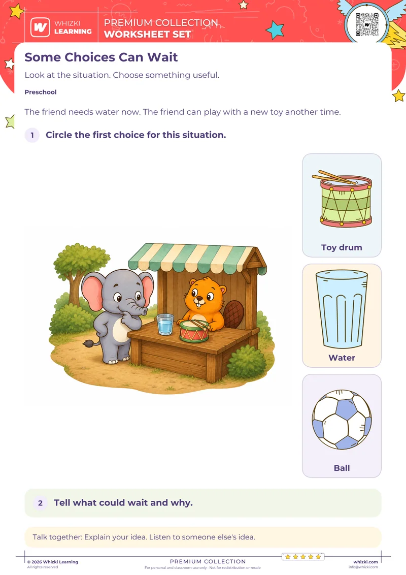 Needs and Wants: Help the Thirsty Shopper