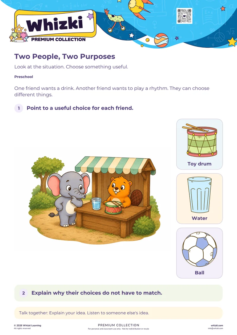 Choose Useful Things for Two Market Friends