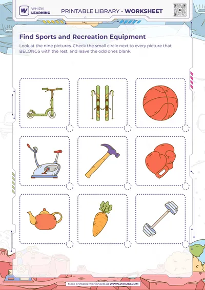 Find Sports and Recreation Equipment