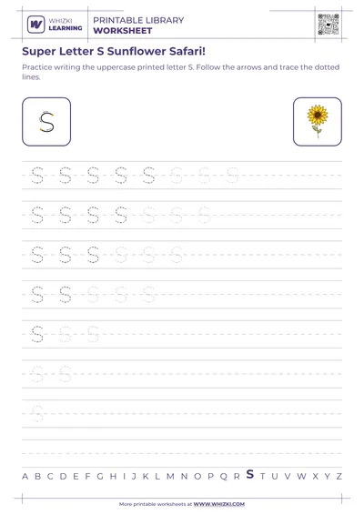 Super Letter S Sunflower Safari!