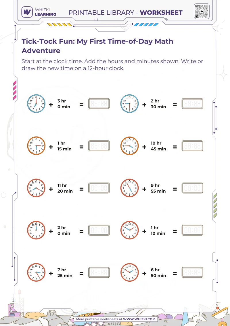 Tick-Tock Fun: My First Time-of-Day Math Adventure