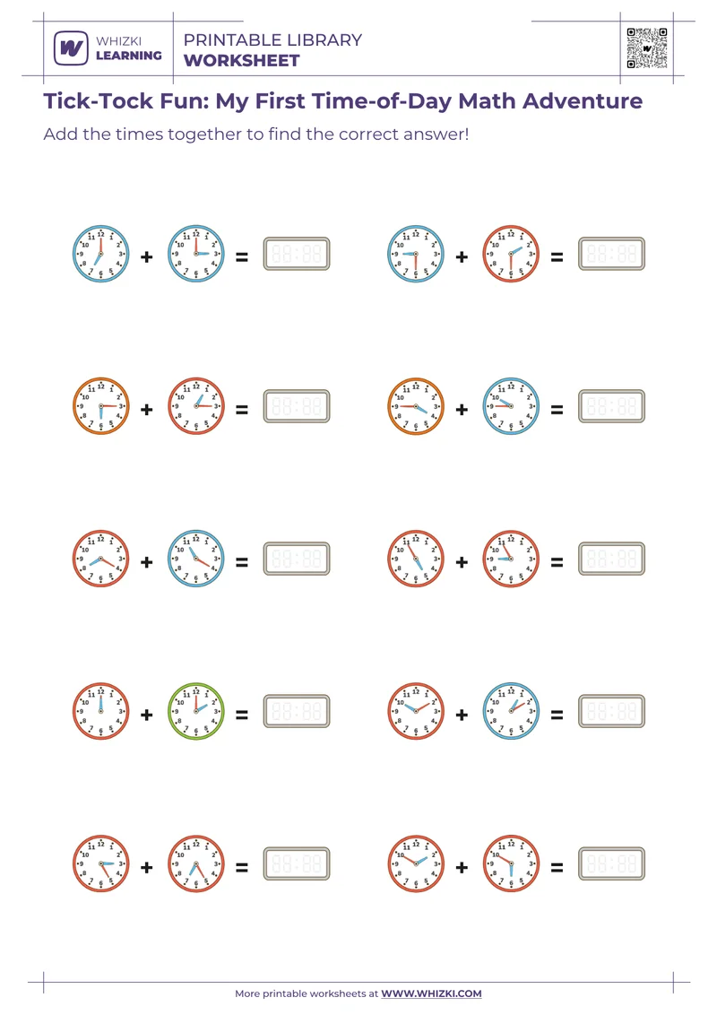 Tick-Tock Fun: My First Time-of-Day Math Adventure
