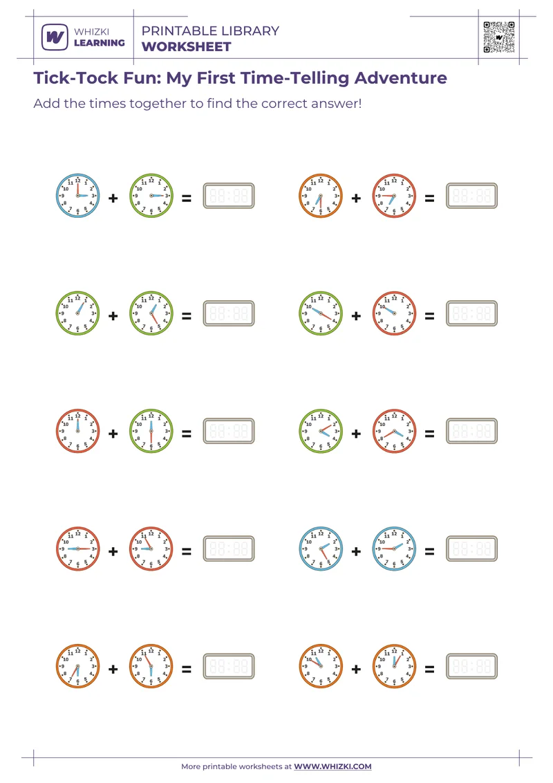 Tick-Tock Fun: My First Time-Telling Adventure