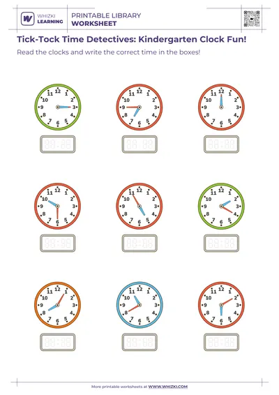 Tick-Tock Time Detectives: Kindergarten Clock Fun!