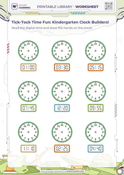 Tick-Tock Time Fun: Kindergarten Clock Builders!
