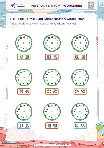 Tick-Tock Time Fun: Kindergarten Clock Play!