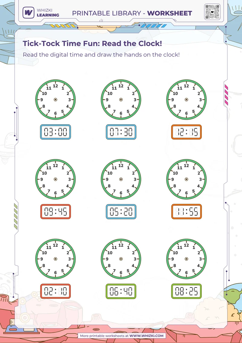 Tick-Tock Time Fun: Read the Clock!