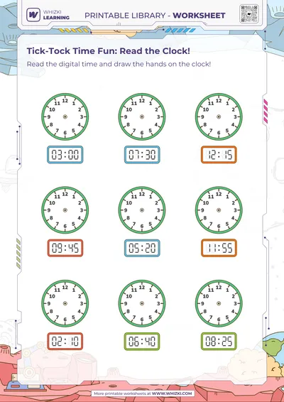 Tick-Tock Time Fun: Read the Clock!