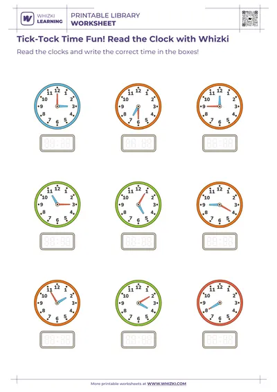 Tick-Tock Time Fun! Read the Clock with Whizki