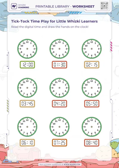 Tick-Tock Time Play for Little Whizki Learners