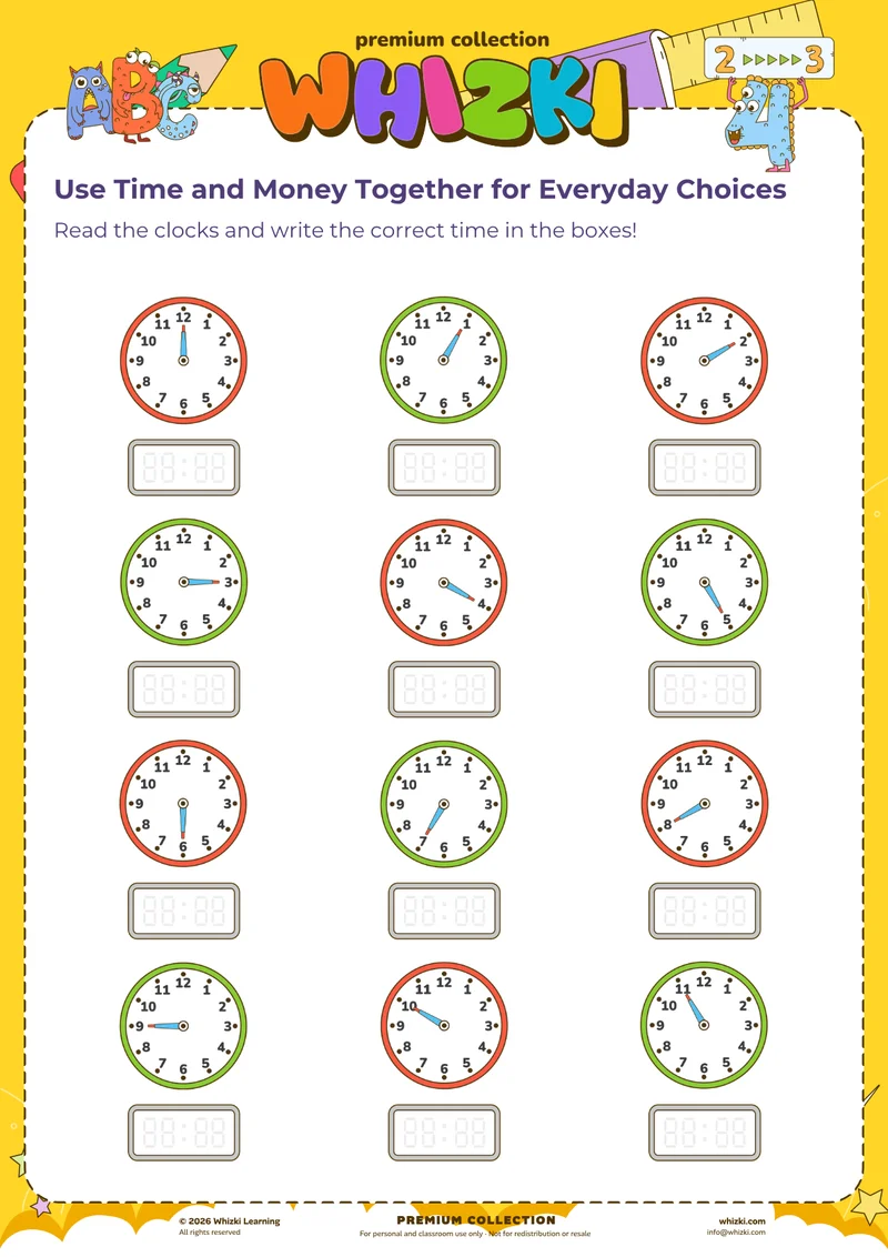 Use Time and Money Together for Everyday Choices