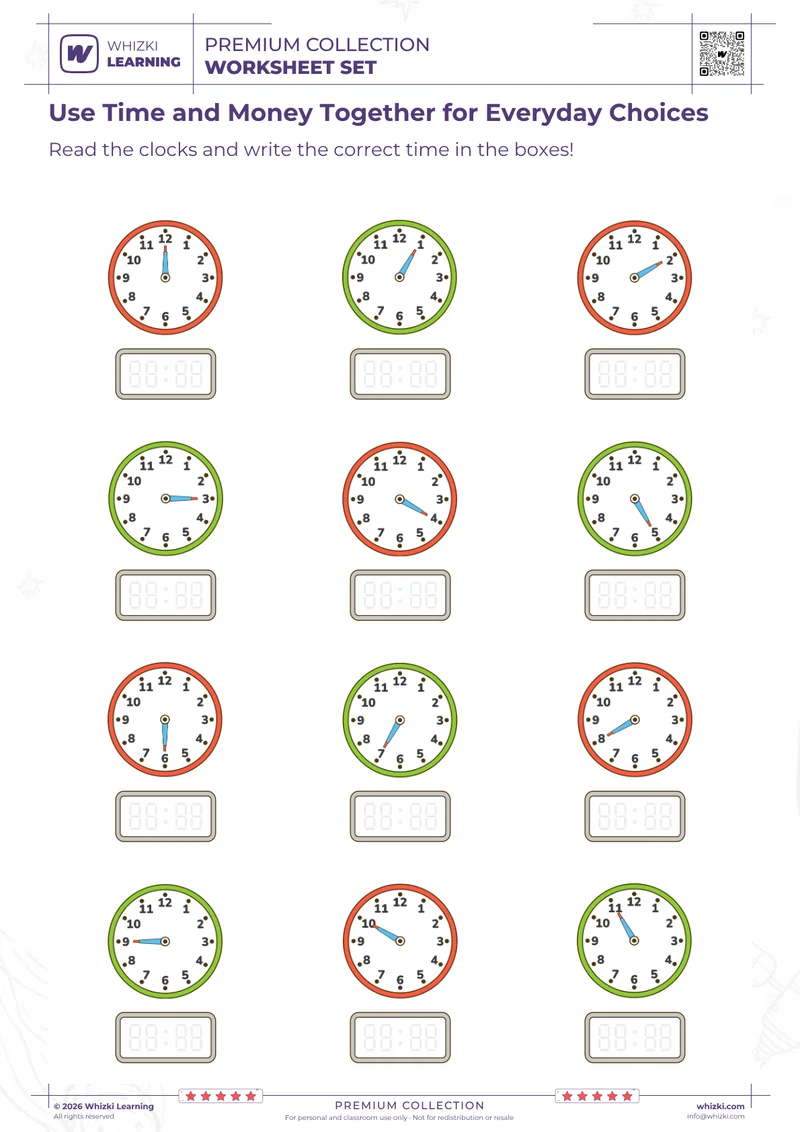 Use Time and Money Together for Everyday Choices