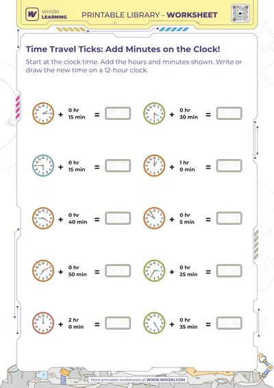 Time Travel Ticks: Add Minutes on the Clock!