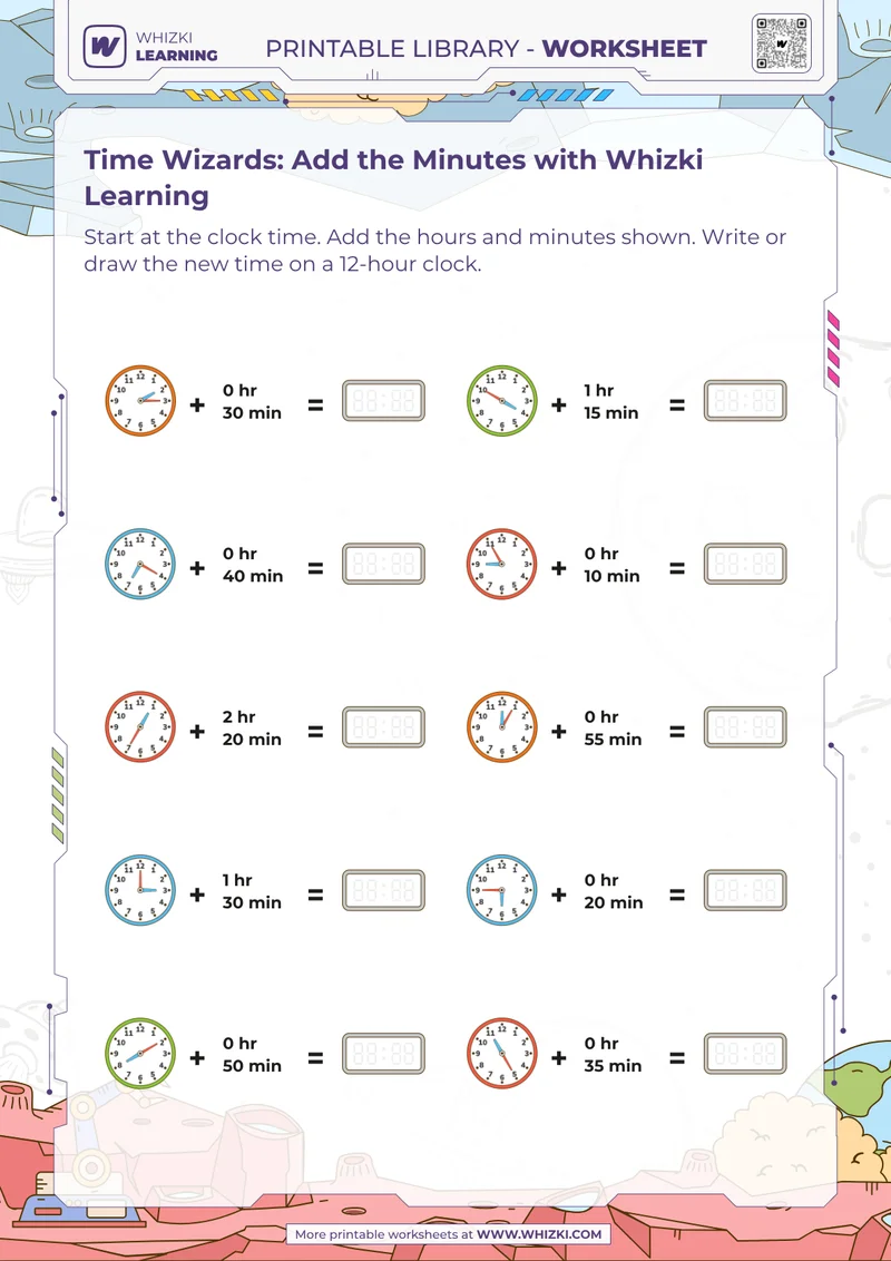 Time Wizards: Add the Minutes with Whizki Learning