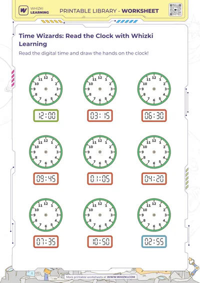 Time Wizards: Read the Clock with Whizki Learning