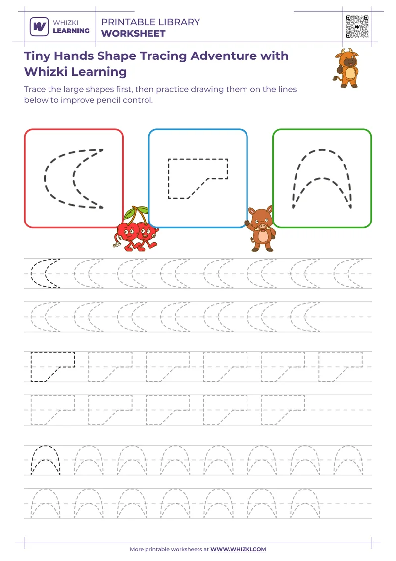 Tiny Hands Shape Tracing Adventure with Whizki Learning