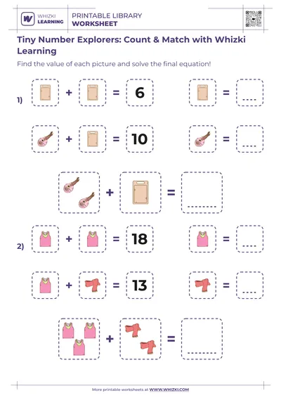 Tiny Number Explorers: Count & Match with Whizki Learning