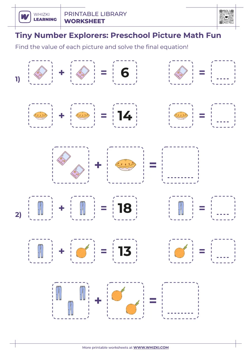 Tiny Number Explorers: Preschool Picture Math Fun