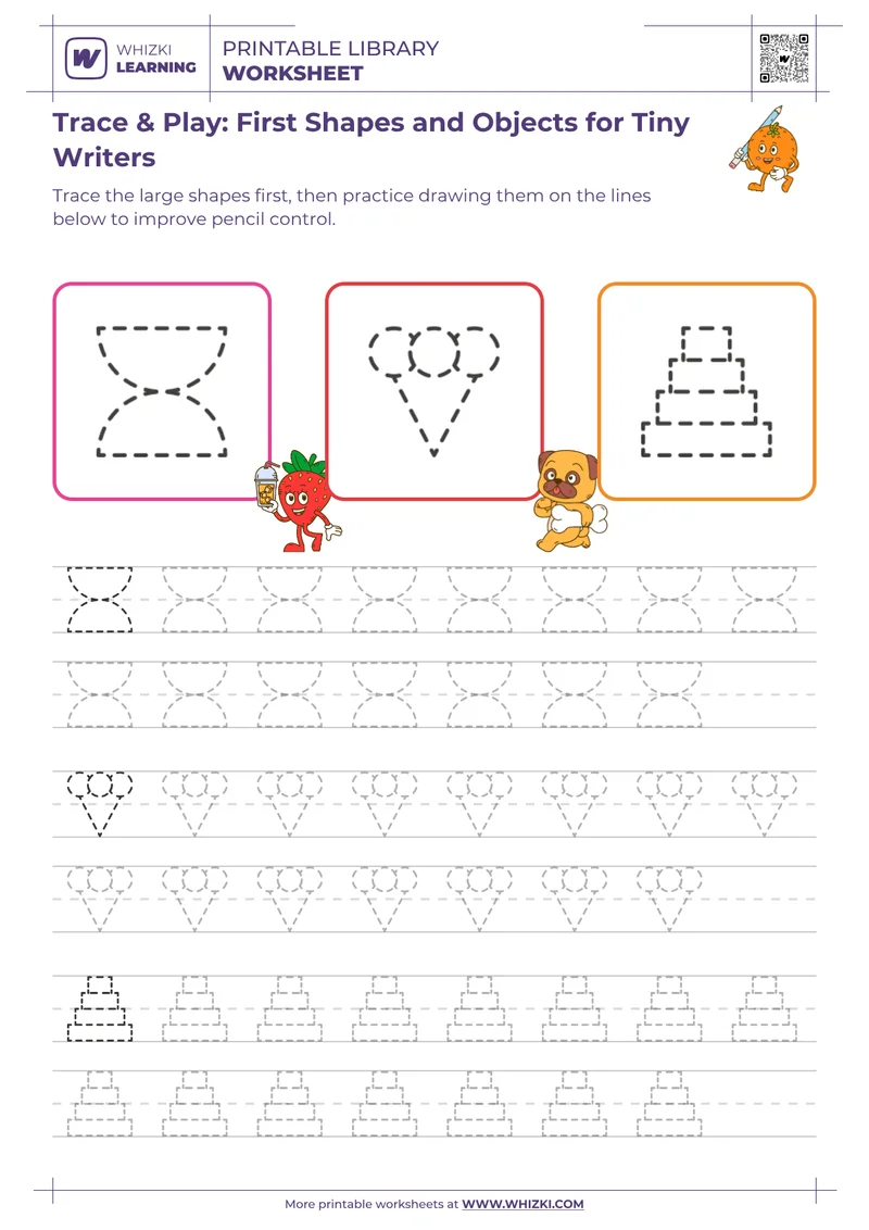 Trace & Play: First Shapes and Objects for Tiny Writers