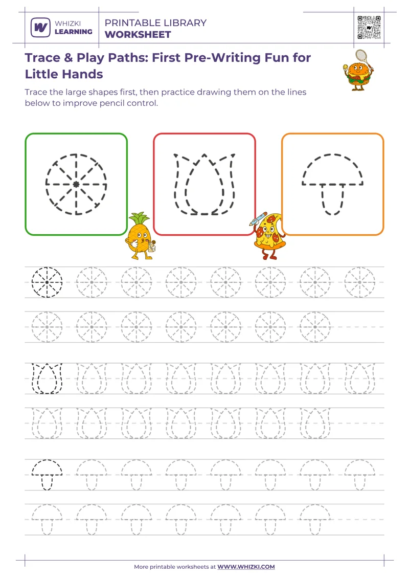 Trace & Play Paths: First Pre-Writing Fun for Little Hands