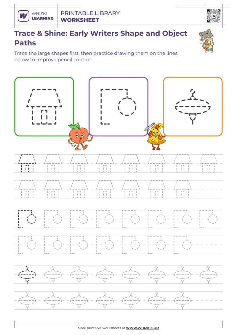 Trace & Shine: Early Writers Shape and Object Paths