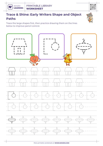 Trace & Shine: Early Writers Shape and Object Paths