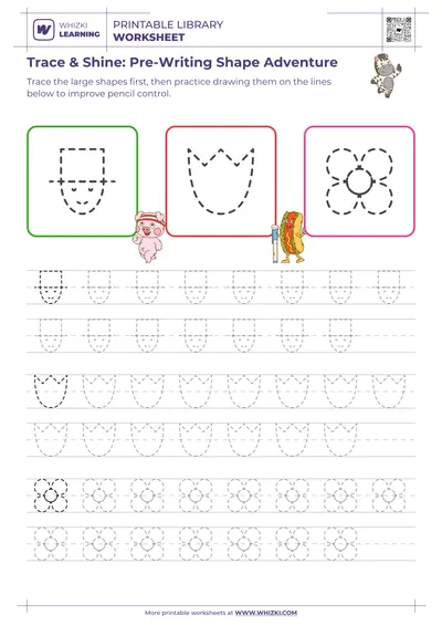 Trace & Shine: Pre-Writing Shape Adventure