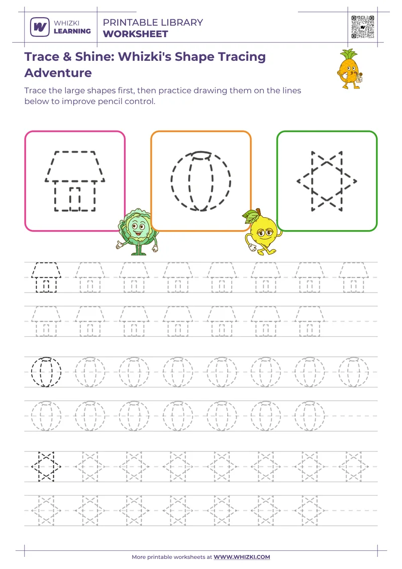 Trace & Shine: Whizki's Shape Tracing Adventure