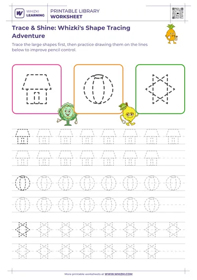 Trace & Shine: Whizki's Shape Tracing Adventure