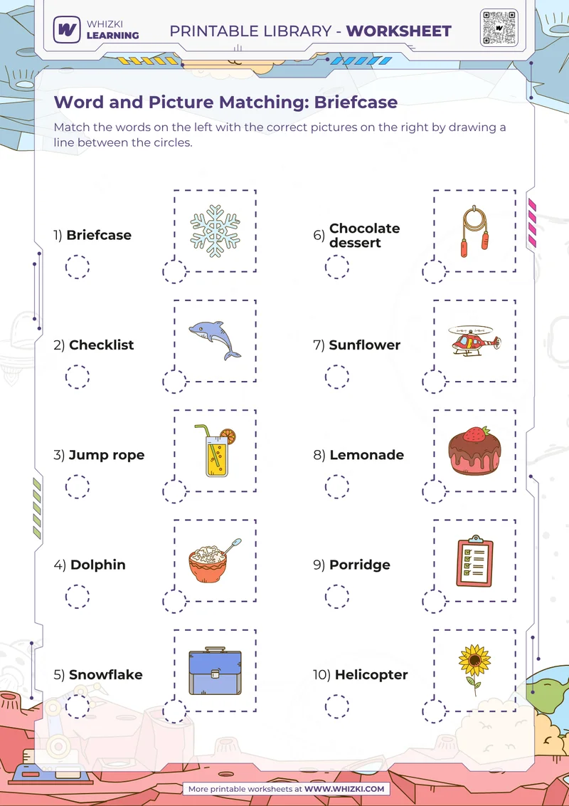Word and Picture Matching: Briefcase