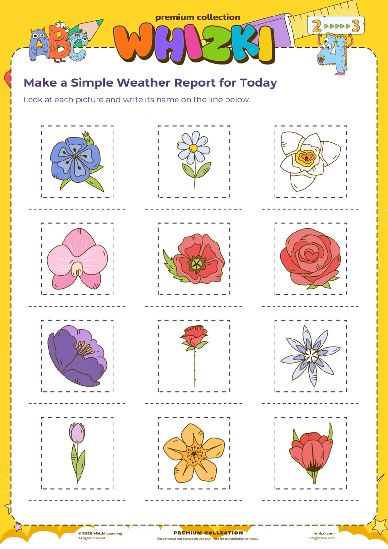Make a Simple Weather Report for Today