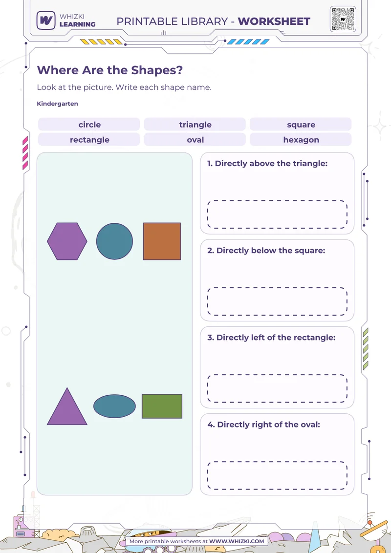Where Are the Shapes? Worksheet