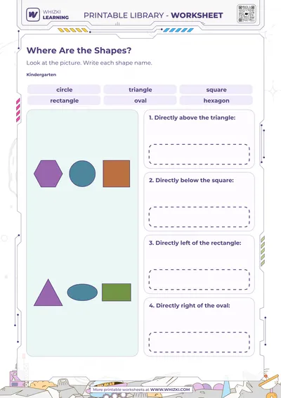 Where Are the Shapes? Worksheet