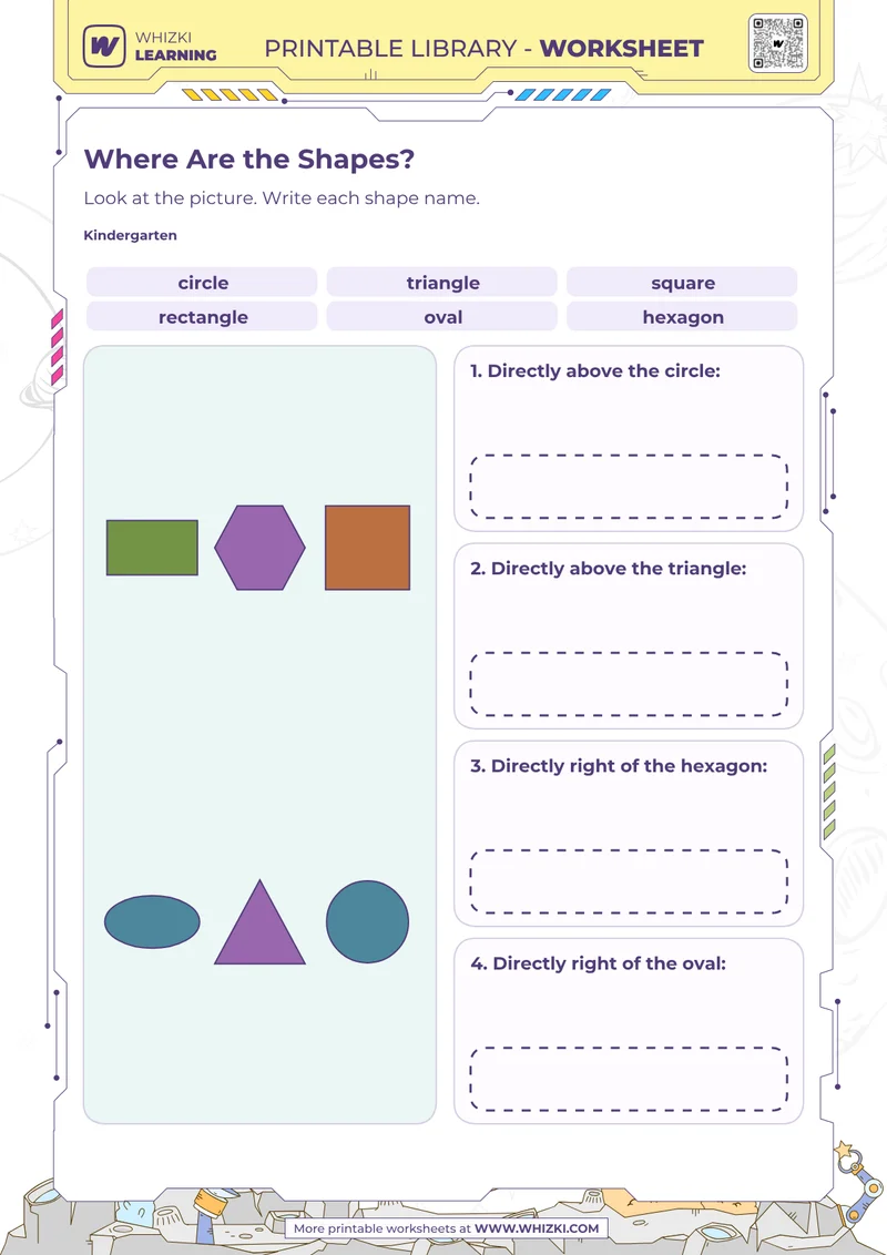 Where Are the Shapes? Worksheet