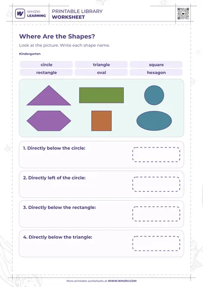 Where Are the Shapes? Worksheet