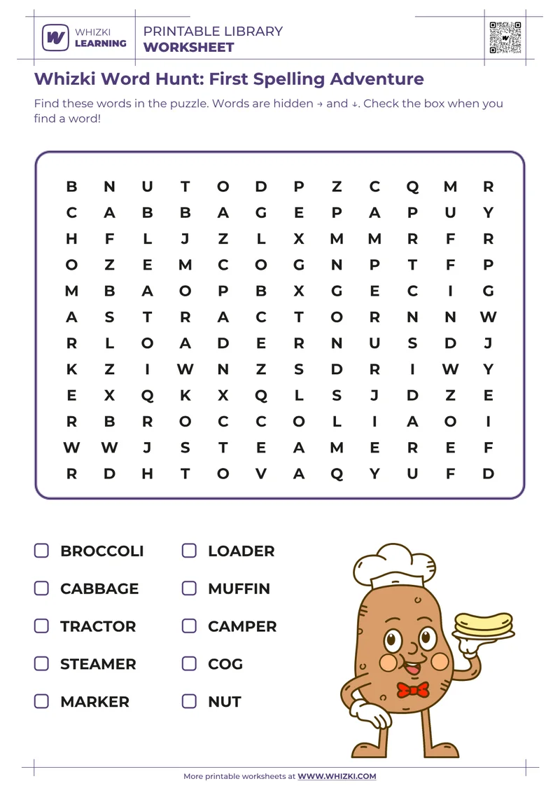 Whizki Word Hunt: First Spelling Adventure