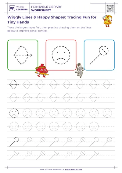 Wiggly Lines & Happy Shapes: Tracing Fun for Tiny Hands