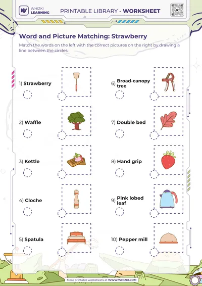 Word and Picture Matching: Strawberry