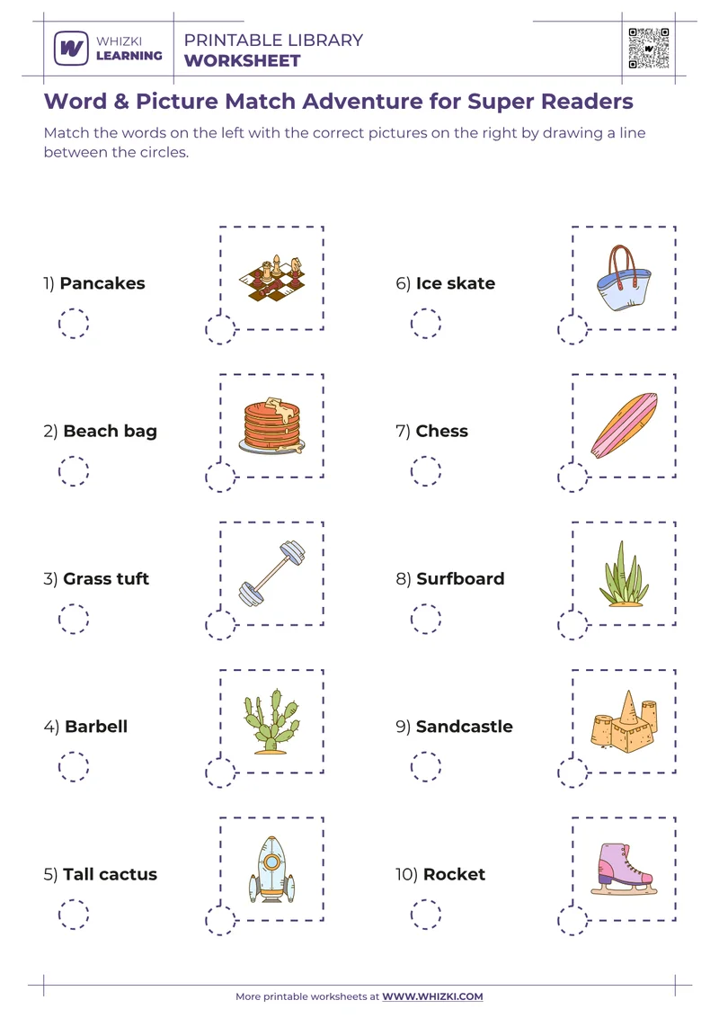 Word & Picture Match Adventure for Super Readers