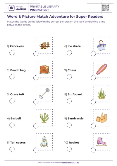 Word & Picture Match Adventure for Super Readers