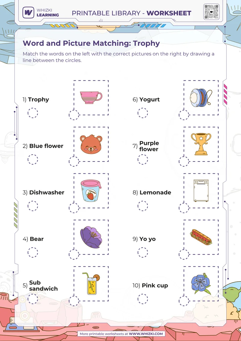 Word and Picture Matching: Trophy