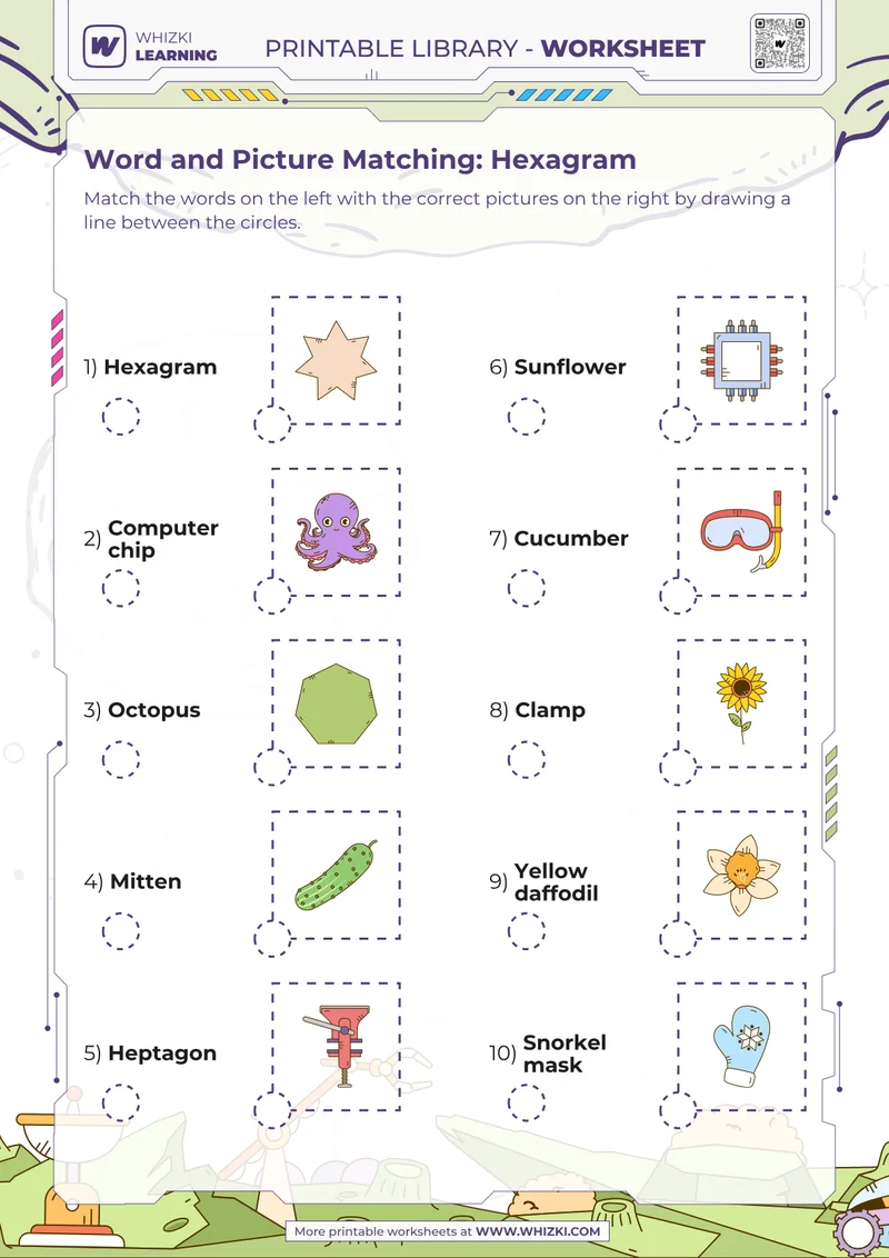 Word and Picture Matching: Hexagram