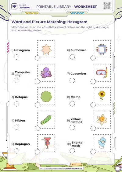 Word and Picture Matching: Hexagram